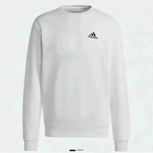 Adidas White Pullover Sweatshirt